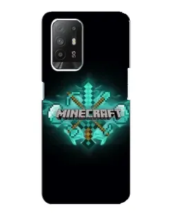Чехол для OPPO Reno 5z с картинкой «Minecraft Diamond лого» Чехол для OPPO Reno 5z с картинкой «Minecraft Diamond лого»