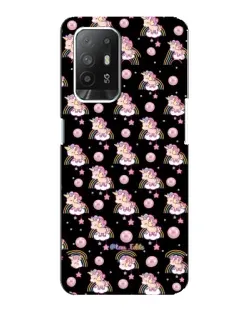 Чехол для OPPO Reno 5z с картинкой «Magic Unicorn паттерн»