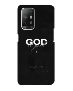 Чехол для OPPO Reno 5z с картинкой «GOD — Бог над всем»