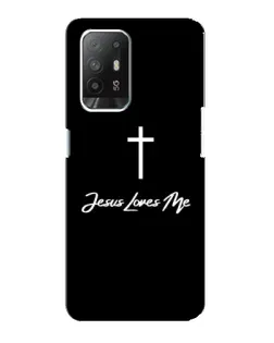 Чехол для OPPO Reno 5z с картинкой «Иисус любит тебя»