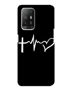 Чехол для OPPO Reno 5z с картинкой «Пульс веры»