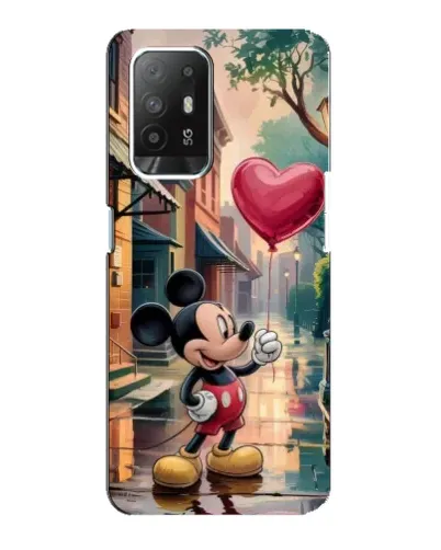 Чехол для OPPO Reno 5z с картинкой «Микки и шарик-сердце» Чехол для OPPO Reno 5z с картинкой «Микки и шарик-сердце»