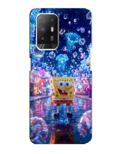 Чехол для OPPO Reno 5z с картинкой «Неоновый океан»