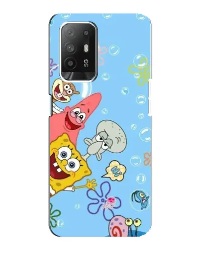 Чехол для OPPO Reno 5z с картинкой «Веселые пузырьки»