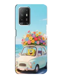 Чехол для OPPO Reno 5z с картинкой «Автомобильное путешествие»