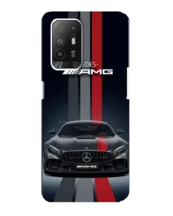 Чехол для OPPO Reno 5z с картинкой «Mercedes — белый карбон» Чехол для OPPO Reno 5z с картинкой «Mercedes — белый карбон»