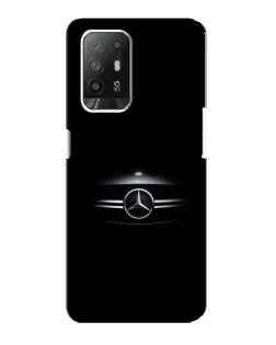 Чехол для OPPO Reno 5z с картинкой «Mercedes — абстрактные линии» Чехол для OPPO Reno 5z с картинкой «Mercedes — абстрактные линии»