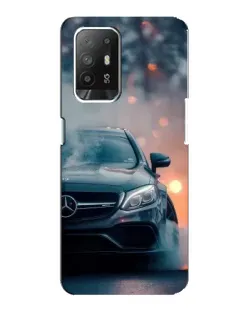 Чехол для OPPO Reno 5z с картинкой «Mercedes — ночной город» Чехол для OPPO Reno 5z с картинкой «Mercedes — ночной город»