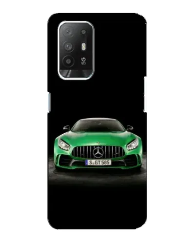 Чехол для OPPO Reno 5z с картинкой «Mercedes — неоновый лого» Чехол для OPPO Reno 5z с картинкой «Mercedes — неоновый лого»