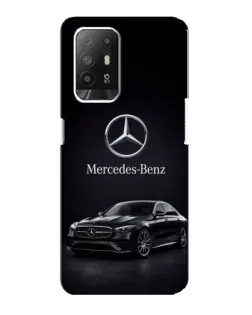 Чехол для OPPO Reno 5z с картинкой «Mercedes — решетка радиатора»