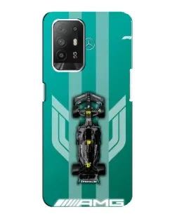 Чехол для OPPO Reno 5z с картинкой «Mercedes AMG Petronas»