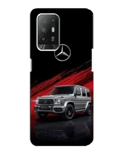 Чехол для OPPO Reno 5z с картинкой «Mercedes G-Class красный»
