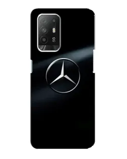 Чехол для OPPO Reno 5z с картинкой «Mercedes на металле» Чехол для OPPO Reno 5z с картинкой «Mercedes на металле»