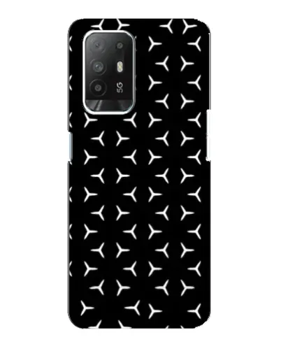 Чехол для OPPO Reno 5z с картинкой «Mercedes паттерн звезд» Чехол для OPPO Reno 5z с картинкой «Mercedes паттерн звезд»