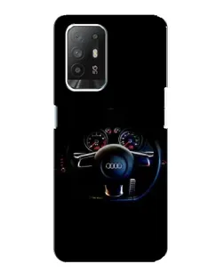 Чехол для OPPO Reno 5z с картинкой «Салон Audi — руль» Чехол для OPPO Reno 5z с картинкой «Салон Audi — руль»