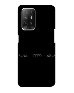 Чехол для OPPO Reno 5z с картинкой «Audi — световой подпись» Чехол для OPPO Reno 5z с картинкой «Audi — световой подпись»