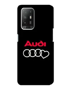 Чехол для OPPO Reno 5z с картинкой «Логотип Audi Heart» Чехол для OPPO Reno 5z с картинкой «Логотип Audi Heart»