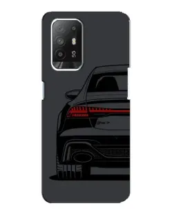 Чехол для OPPO Reno 5z с картинкой «Задняя часть Audi — арт»