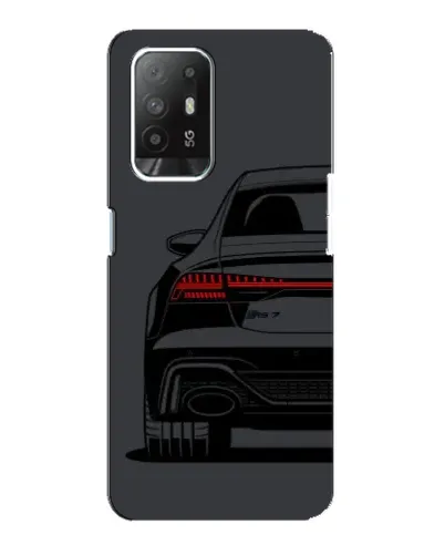 Чехол для OPPO Reno 5z с картинкой «Задняя часть Audi — арт»