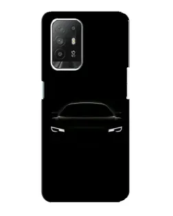 Чехол для OPPO Reno 5z с картинкой «Взгляд Audi в темноте»