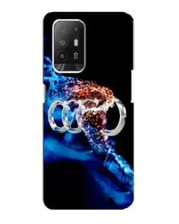 Чехол для OPPO Reno 5z с картинкой «Энергия лого Audi»