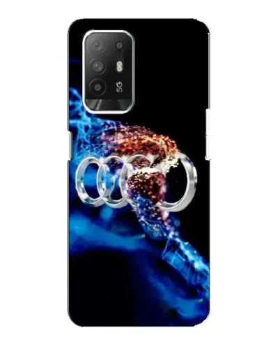 Чехол для OPPO Reno 5z с картинкой «Энергия лого Audi»