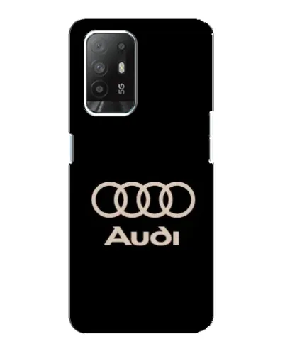 Чехол для OPPO Reno 5z с картинкой «Audi — золотой логотип»