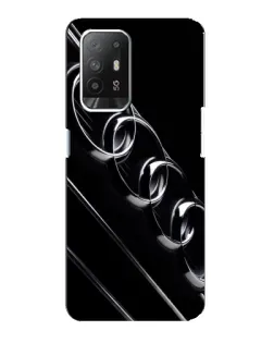 Чехол для OPPO Reno 5z с картинкой «Audi — абстрактные кольца»
