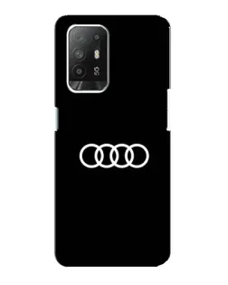 Чехол для OPPO Reno 5z с картинкой «Audi White Logo»