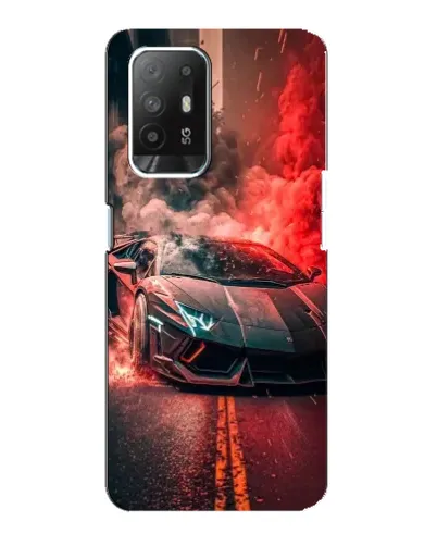 Чехол для OPPO Reno 5z с картинкой «Lamborghini красный дым» Чехол для OPPO Reno 5z с картинкой «Lamborghini красный дым»