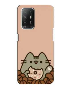 Чехол для OPPO Reno 5z с картинкой «Кофейный Пушин» Чехол для OPPO Reno 5z с картинкой «Кофейный Пушин»