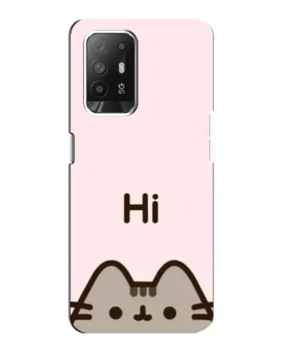 Чехол для OPPO Reno 5z с картинкой «Пушин говорит Hi» Чехол для OPPO Reno 5z с картинкой «Пушин говорит Hi»