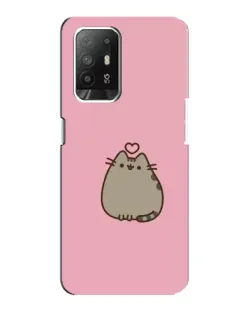 Чехол для OPPO Reno 5z с картинкой «Pusheen сердце» Чехол для OPPO Reno 5z с картинкой «Pusheen сердце»