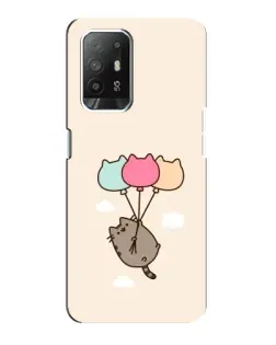 Чехол для OPPO Reno 5z с картинкой «Пушин на шариках» Чехол для OPPO Reno 5z с картинкой «Пушин на шариках»