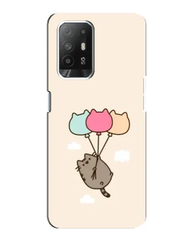 Чехол для OPPO Reno 5z с картинкой «Пушин на шариках» Чехол для OPPO Reno 5z с картинкой «Пушин на шариках»