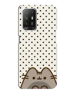 Чехол для OPPO Reno 5z с картинкой «Пушин в горошек» Чехол для OPPO Reno 5z с картинкой «Пушин в горошек»