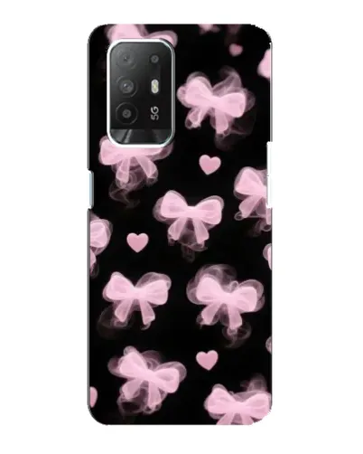 Чехол для OPPO Reno 5z с картинкой «Геометрия банта»