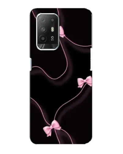 Чехол для OPPO Reno 5z с картинкой «Розовые ленты»