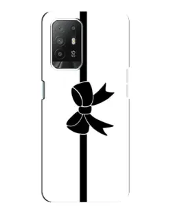 Чехол для OPPO Reno 5z с картинкой «Вертикальный бант» Чехол для OPPO Reno 5z с картинкой «Вертикальный бант»