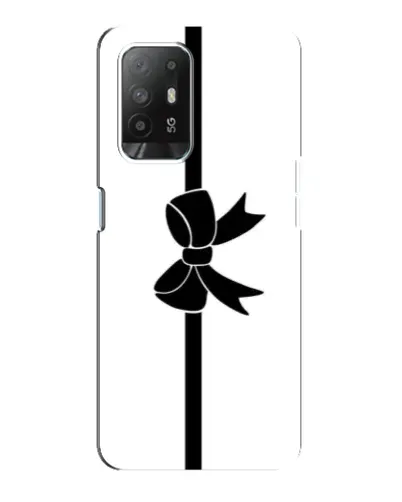 Чехол для OPPO Reno 5z с картинкой «Вертикальный бант»