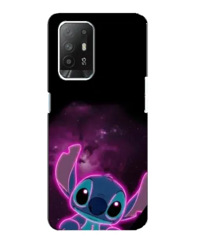 Чехол для OPPO Reno 5z с картинкой «Неоновый Stitch» Чехол для OPPO Reno 5z с картинкой «Неоновый Stitch»