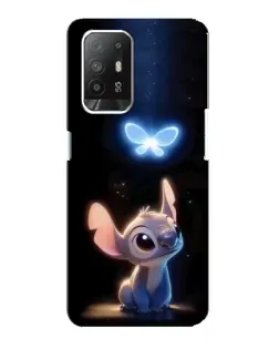 Чехол для OPPO Reno 5z с картинкой «Сияющий Стич»