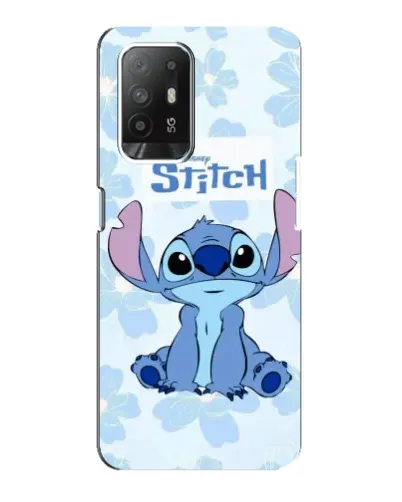 Чехол для OPPO Reno 5z с картинкой «Stitch среди цветов» Чехол для OPPO Reno 5z с картинкой «Stitch среди цветов»
