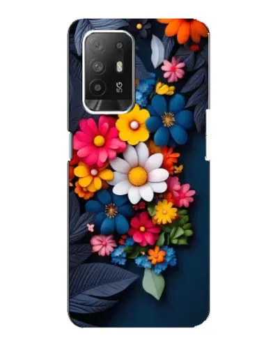 Чехол для OPPO Reno 5z с картинкой «Цветочная феерия» Чехол для OPPO Reno 5z с картинкой «Цветочная феерия»