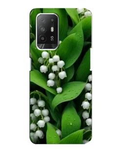 Чехол для OPPO Reno 5z с картинкой «Ландыши в зелени»