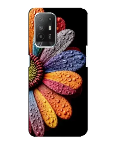 Чехол для OPPO Reno 5z с картинкой «Радужный цветок» Чехол для OPPO Reno 5z с картинкой «Радужный цветок»