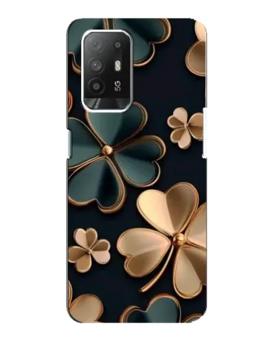 Чехол для OPPO Reno 5z с картинкой «Клевер в золоте» Чехол для OPPO Reno 5z с картинкой «Клевер в золоте»