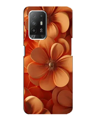 Чехол для OPPO Reno 5z с картинкой «Оранжевый макро цветок» Чехол для OPPO Reno 5z с картинкой «Оранжевый макро цветок»