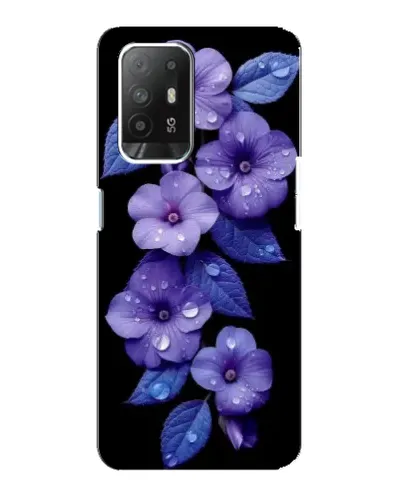 Чехол для OPPO Reno 5z с картинкой «Фиолетовые цветы с росою» Чехол для OPPO Reno 5z с картинкой «Фиолетовые цветы с росою»