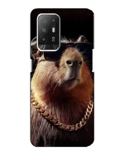 Чехол для OPPO Reno 5z с картинкой «Капибара золотая цепь» Чехол для OPPO Reno 5z с картинкой «Капибара золотая цепь»
